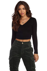 Perfect Knit Crop Top - Lady Occasions