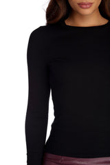 Keep Me Cozy Long Sleeve Top - Lady Occasions