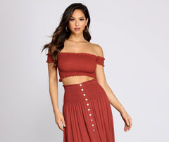 Dreamy Boho Off The Shoulder Gauze Top - Lady Occasions