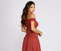 Dreamy Boho Off The Shoulder Gauze Top - Lady Occasions