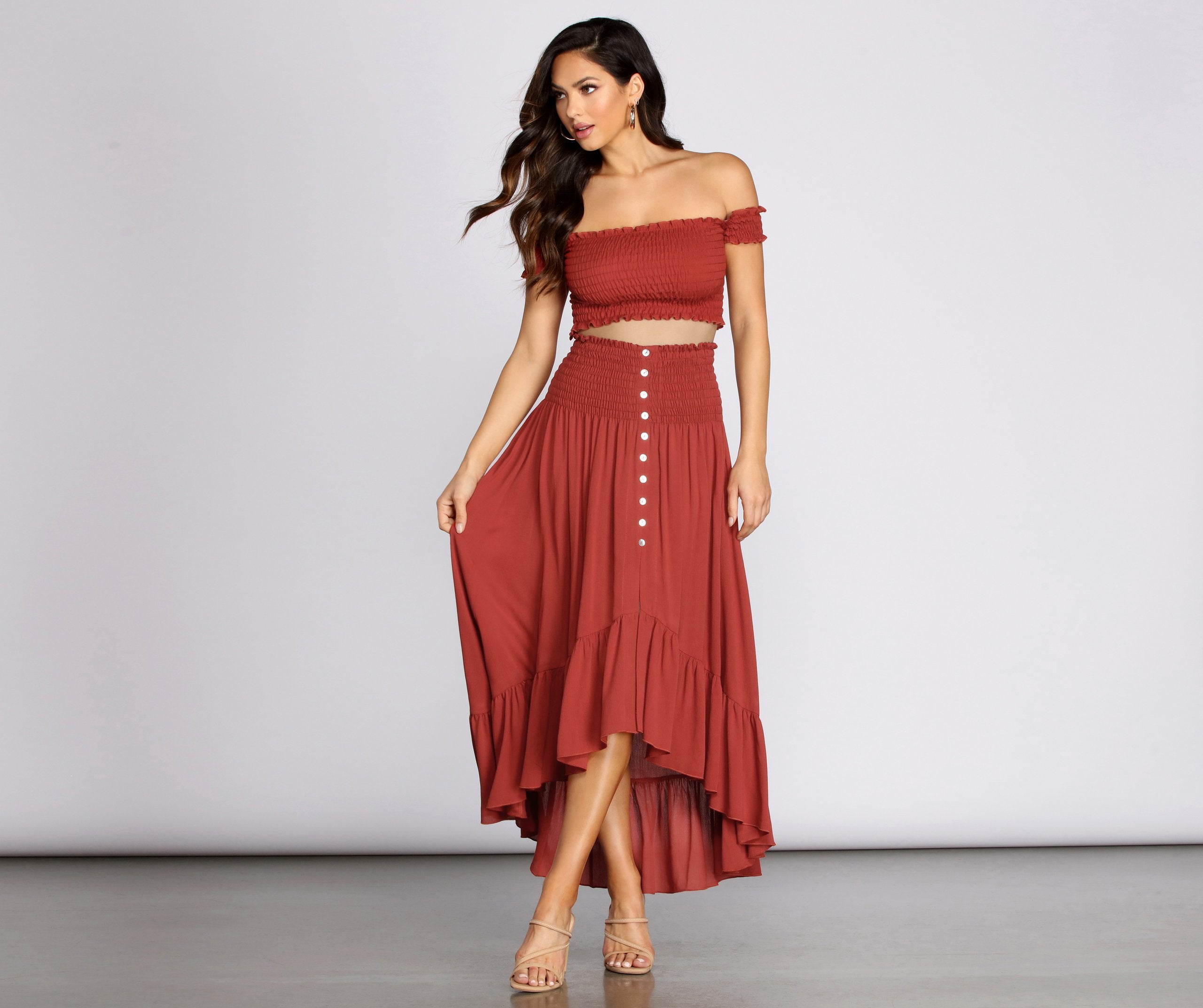 Dreamy Boho Off The Shoulder Gauze Top - Lady Occasions
