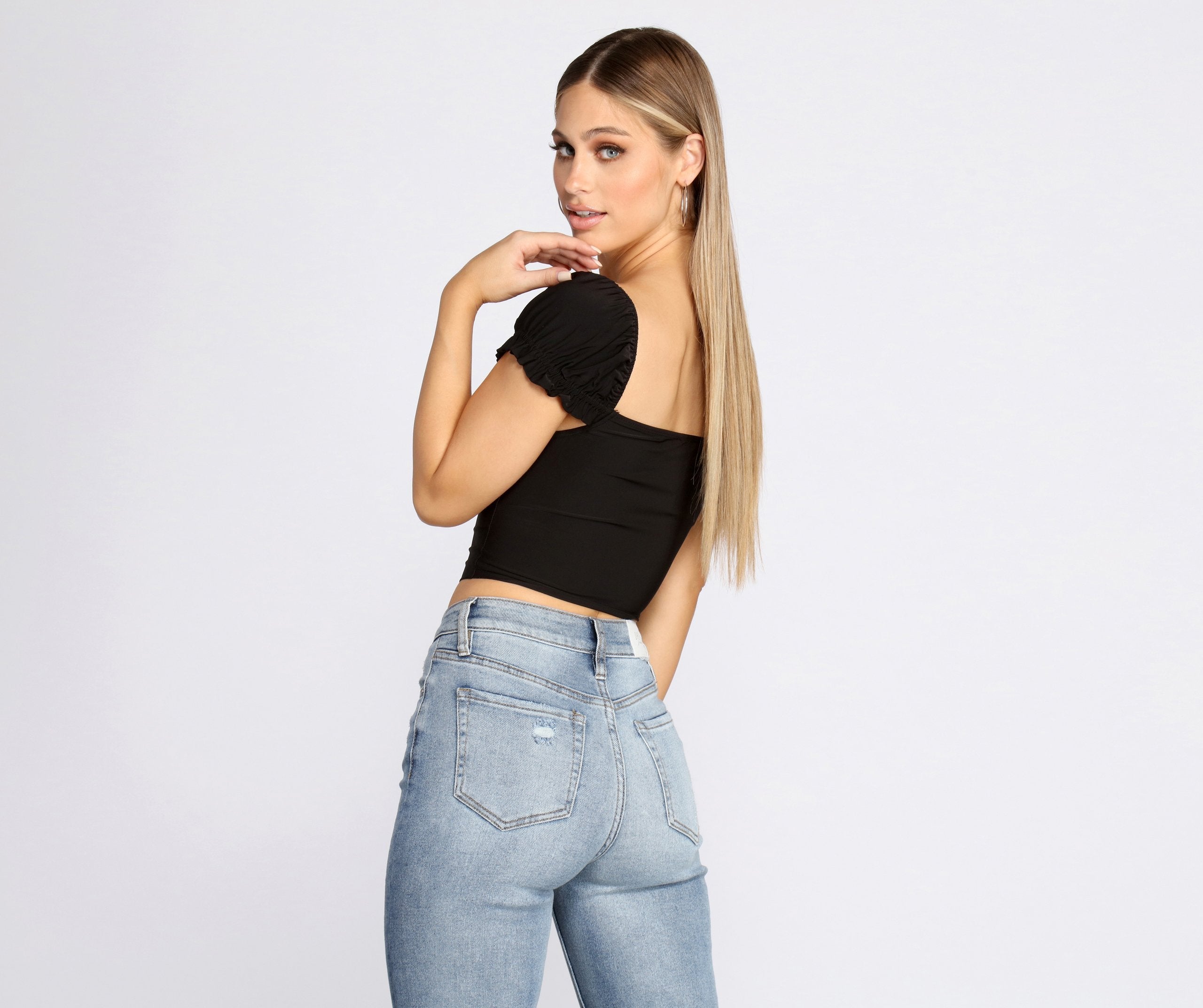 Sweet Vibes Corset Crop Top - Lady Occasions