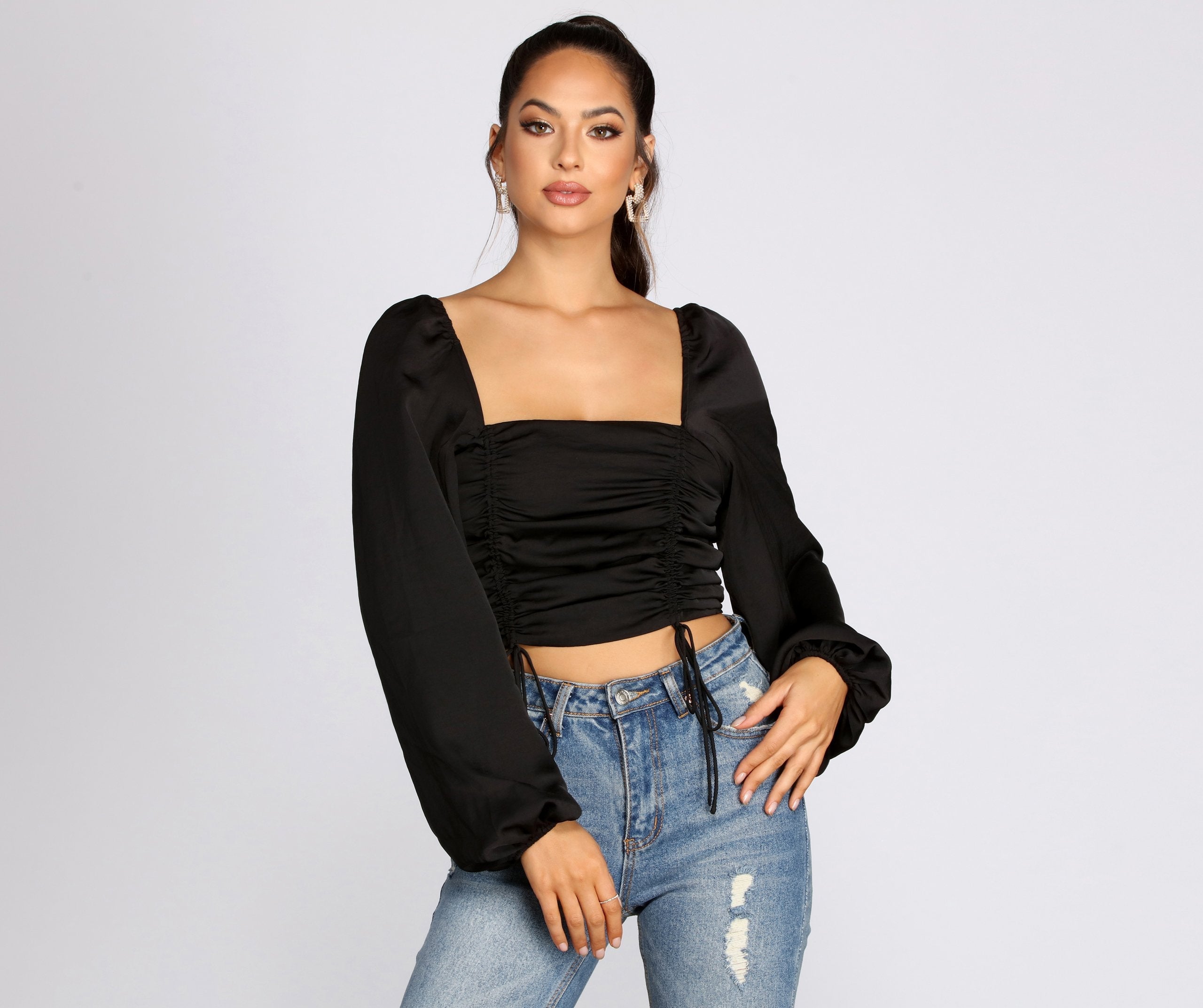 Got That Chic Vibe Crop Top - Lady Occasions