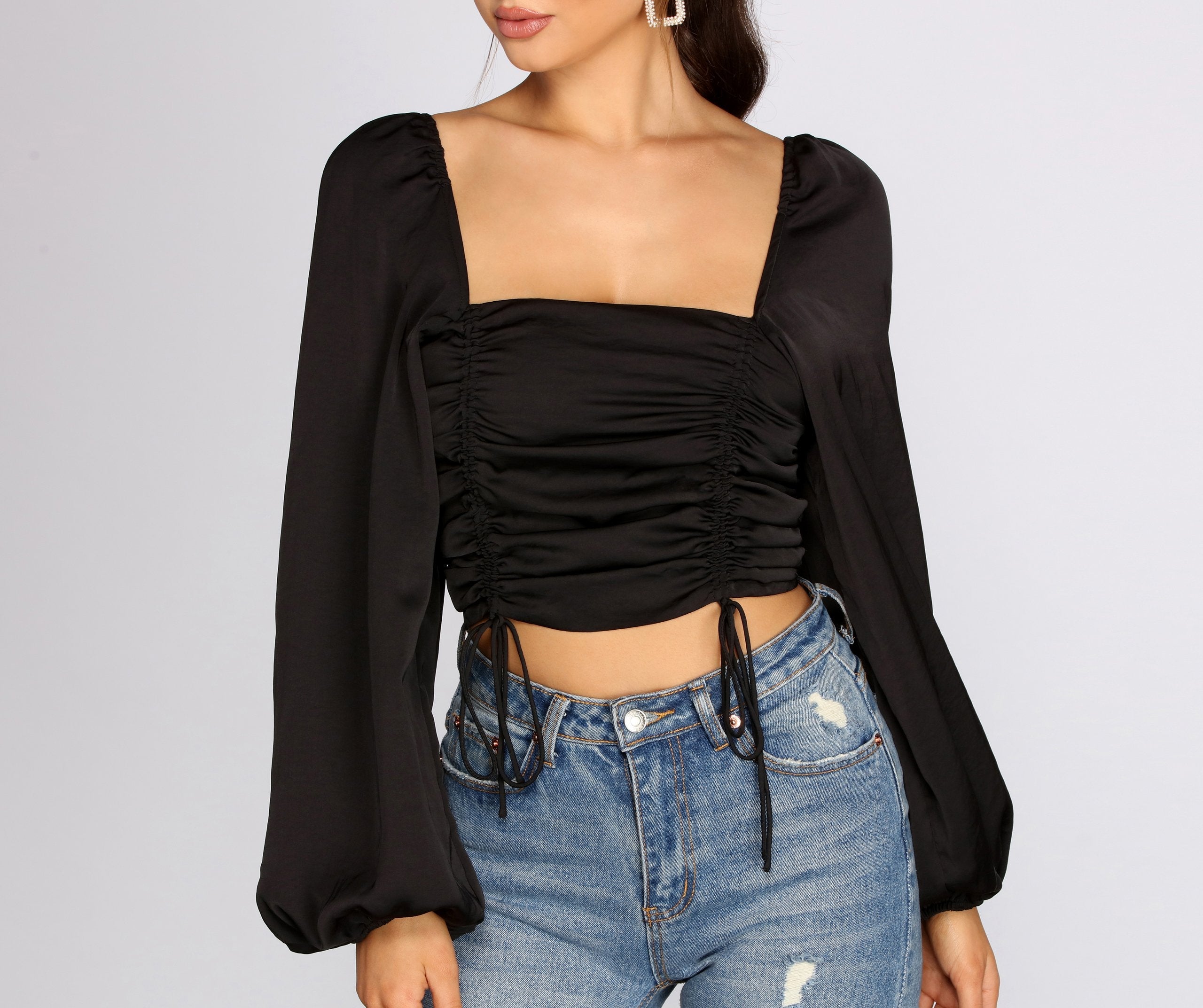 Got That Chic Vibe Crop Top - Lady Occasions