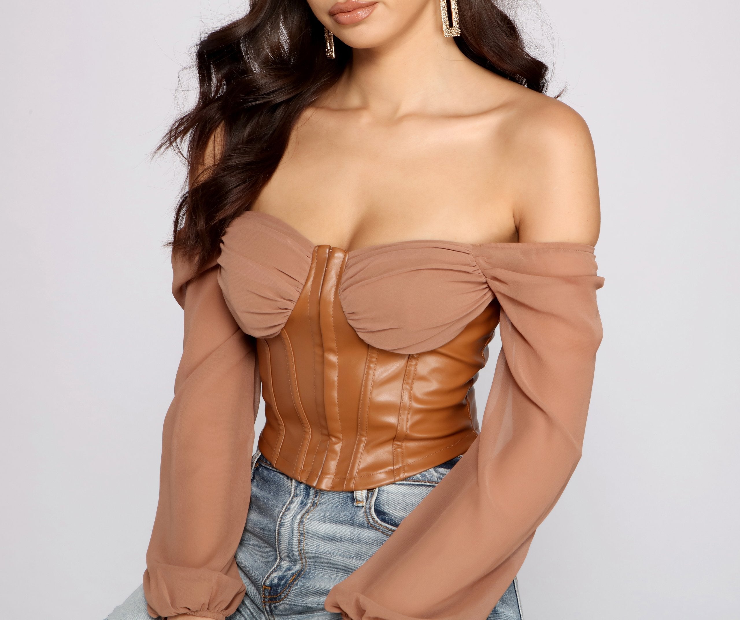 Chic Fashionista Cropped Corset - Lady Occasions