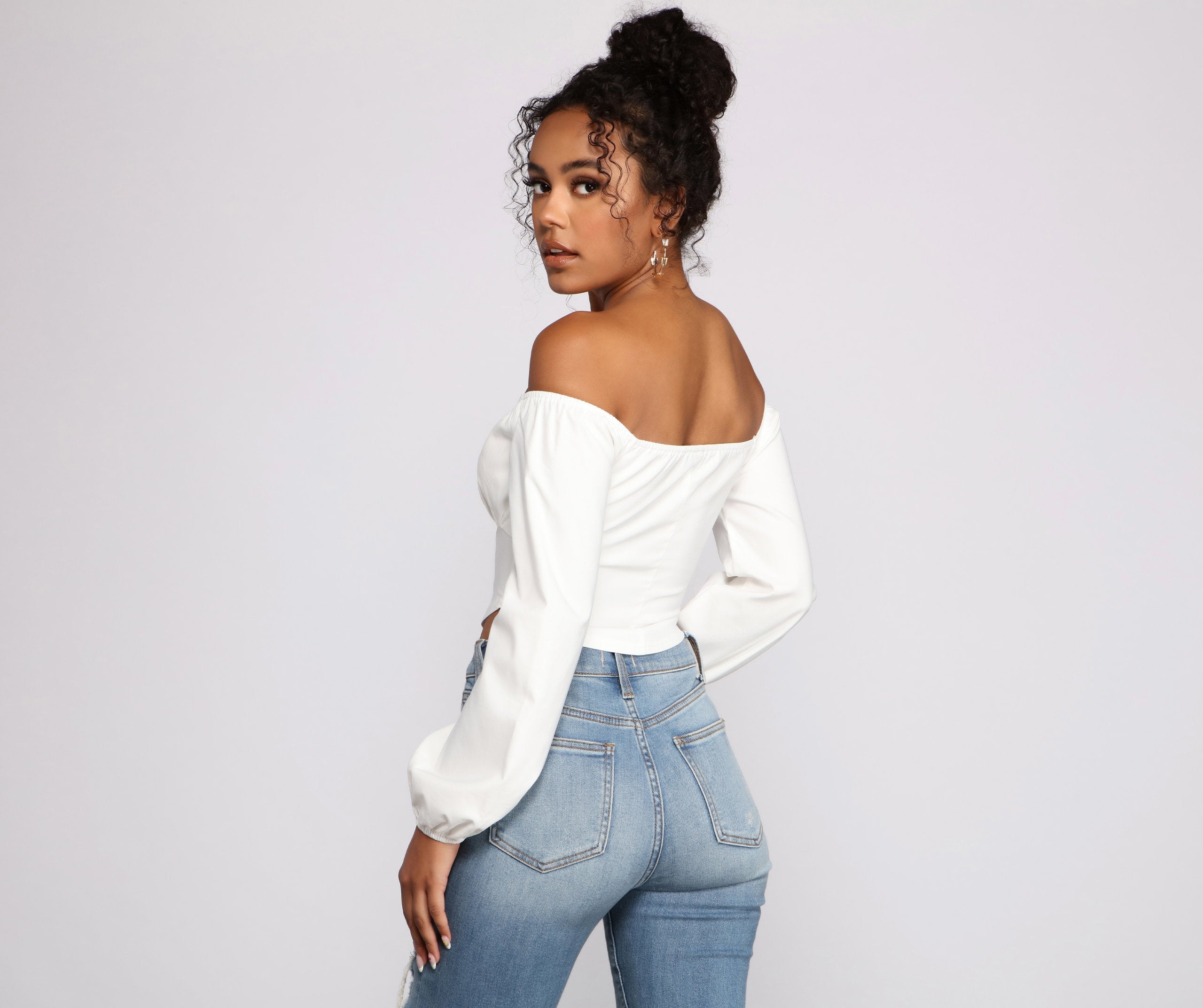 Chic Trends Cropped Corset Top - Lady Occasions