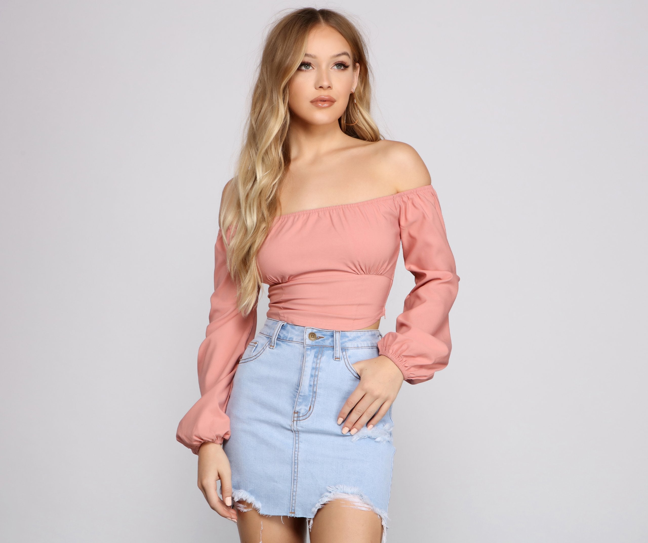 Chic Trends Cropped Corset Top - Lady Occasions