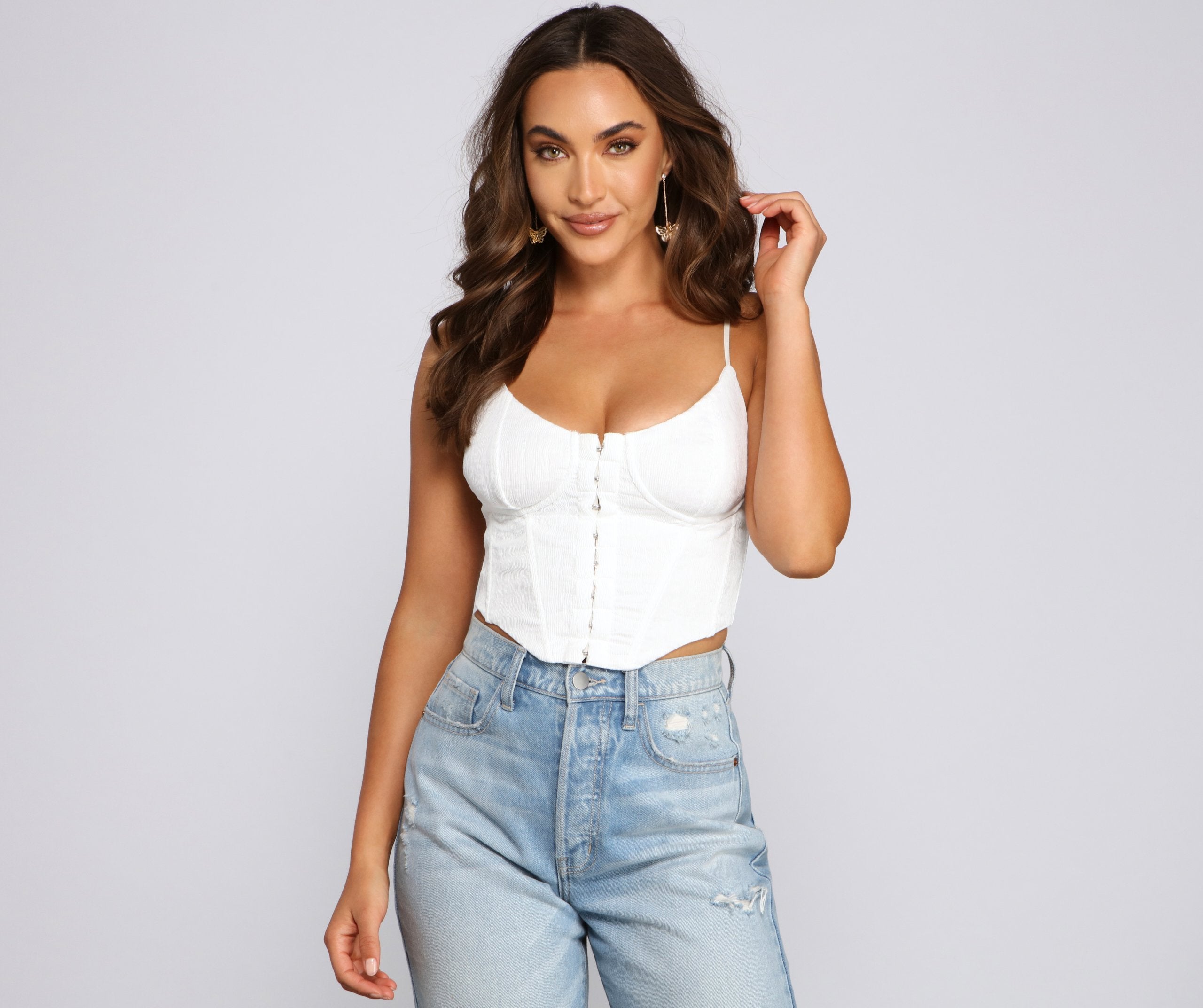 Instant Classic Corset Crop Top - Lady Occasions