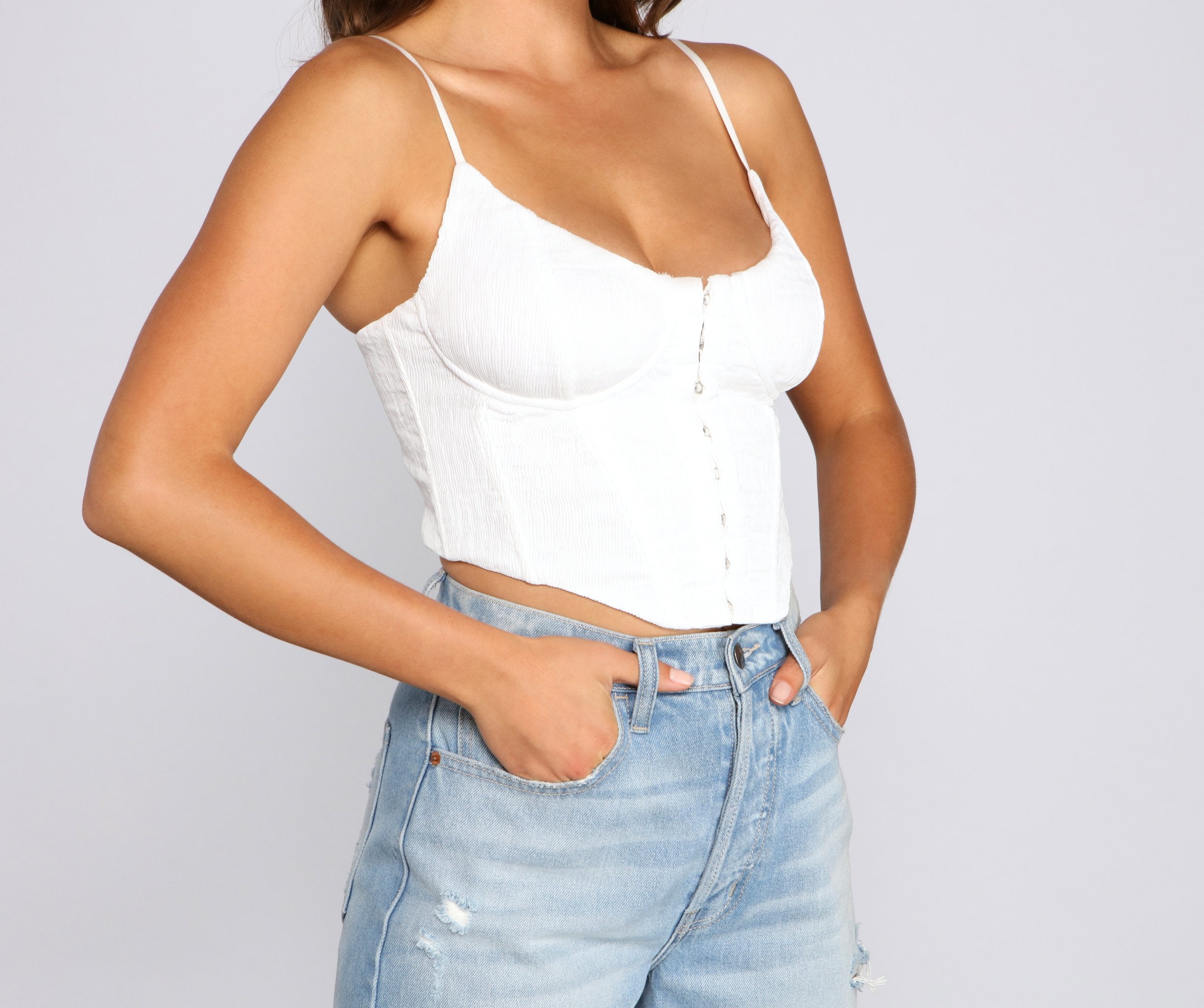 Instant Classic Corset Crop Top - Lady Occasions