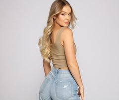 Hook and Eye Corset Crop Top - Lady Occasions
