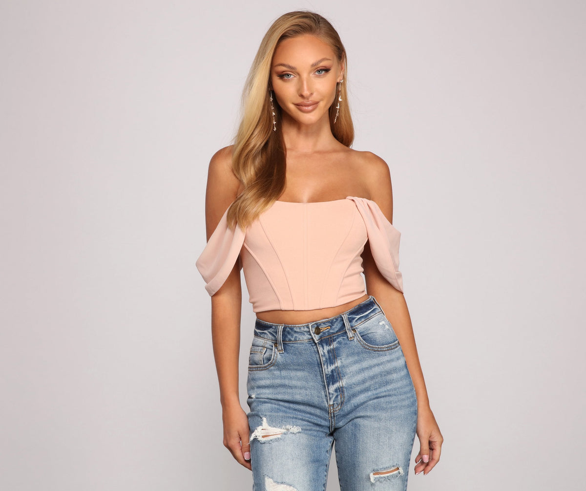 Classy Chic Off-The-Shoulder Corset - Lady Occasions