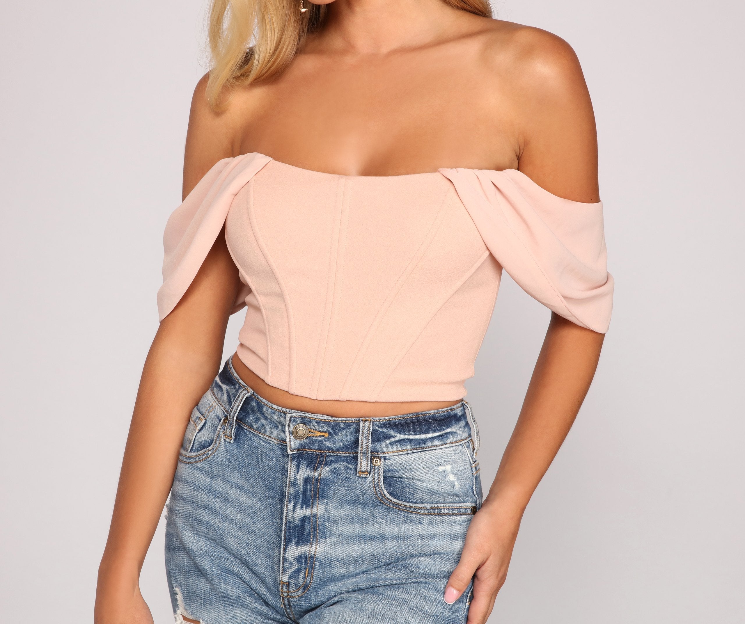 Classy Chic Off-The-Shoulder Corset - Lady Occasions