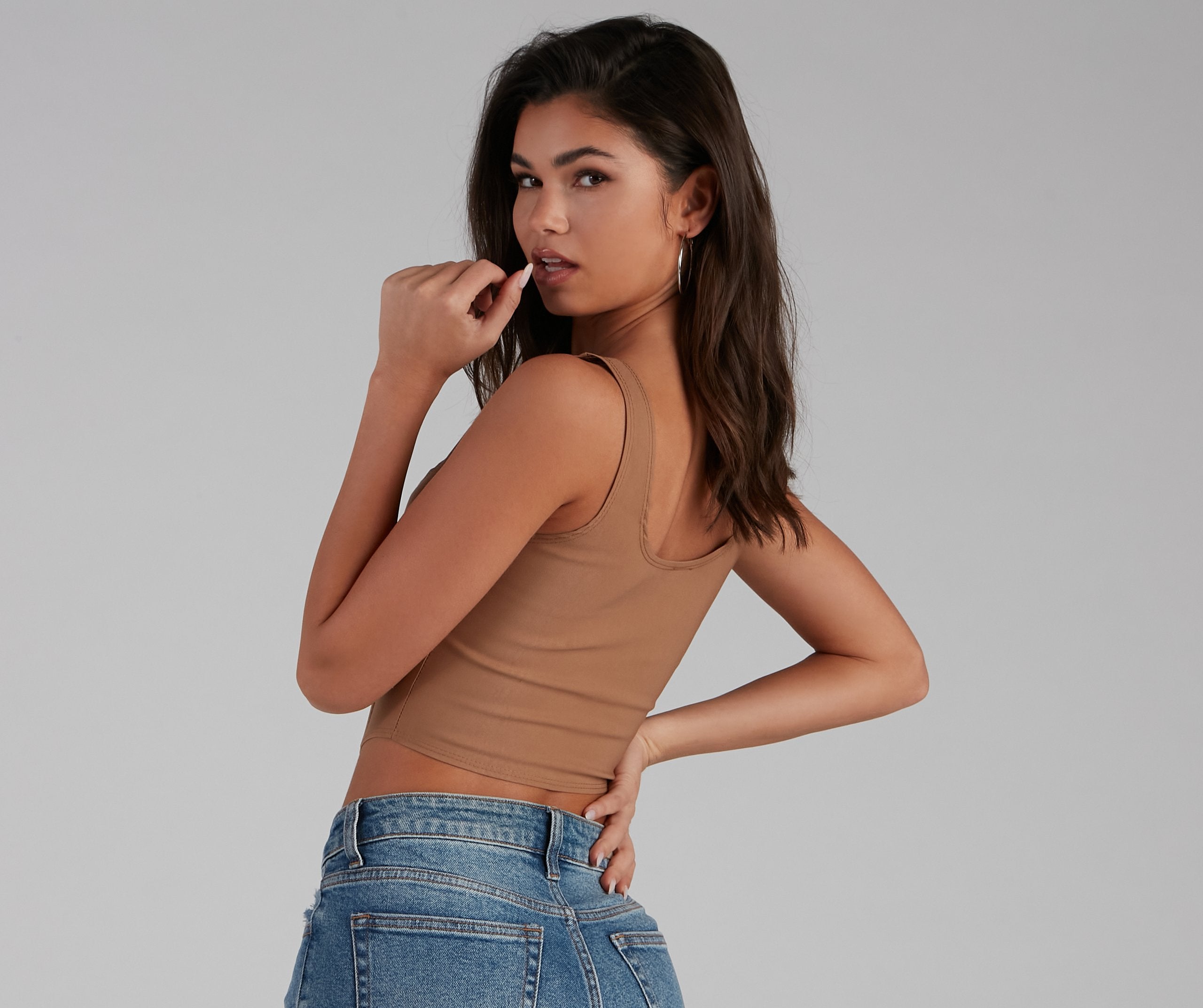 An Edgy Vibe Cropped Corset Top – Lady Occasions