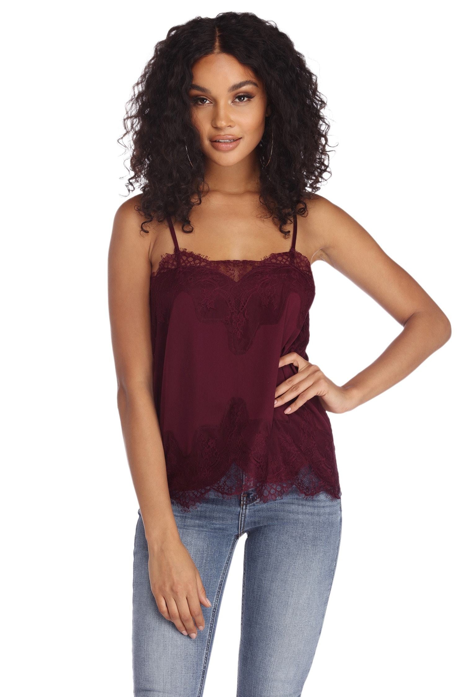 Sweet Dreams Lace Cami - Lady Occasions
