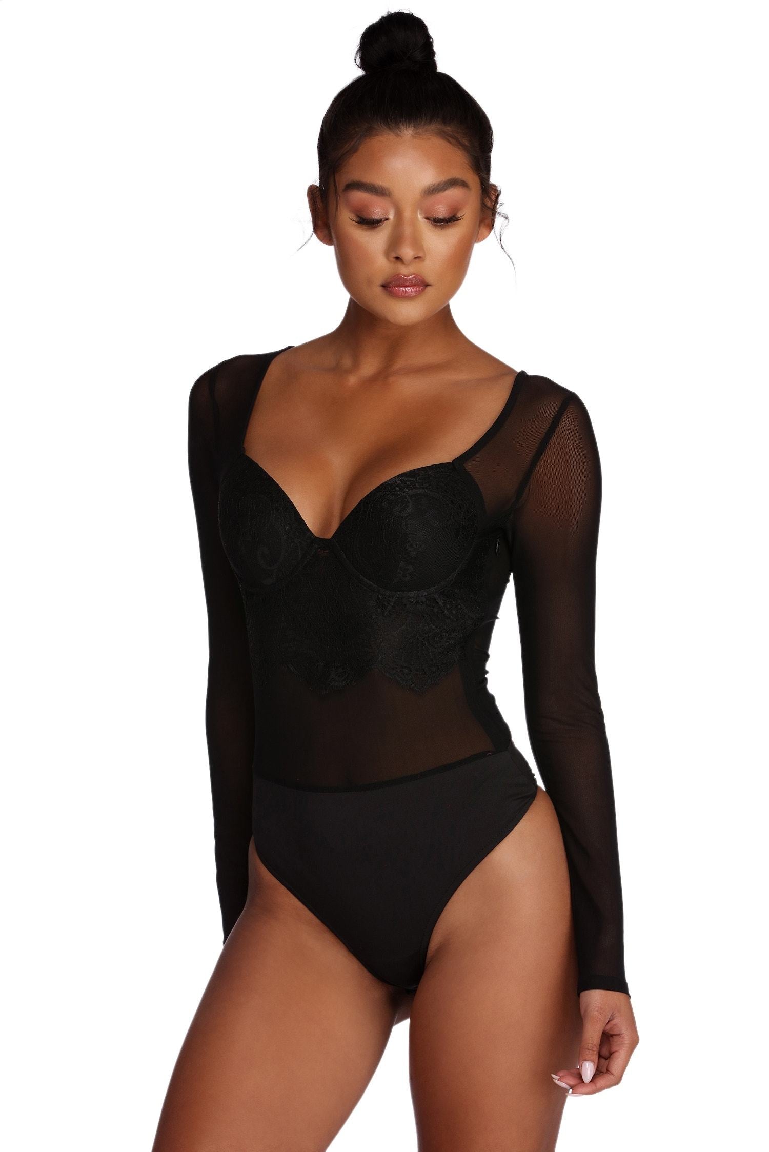 What An Angel Bustier Bodysuit - Lady Occasions