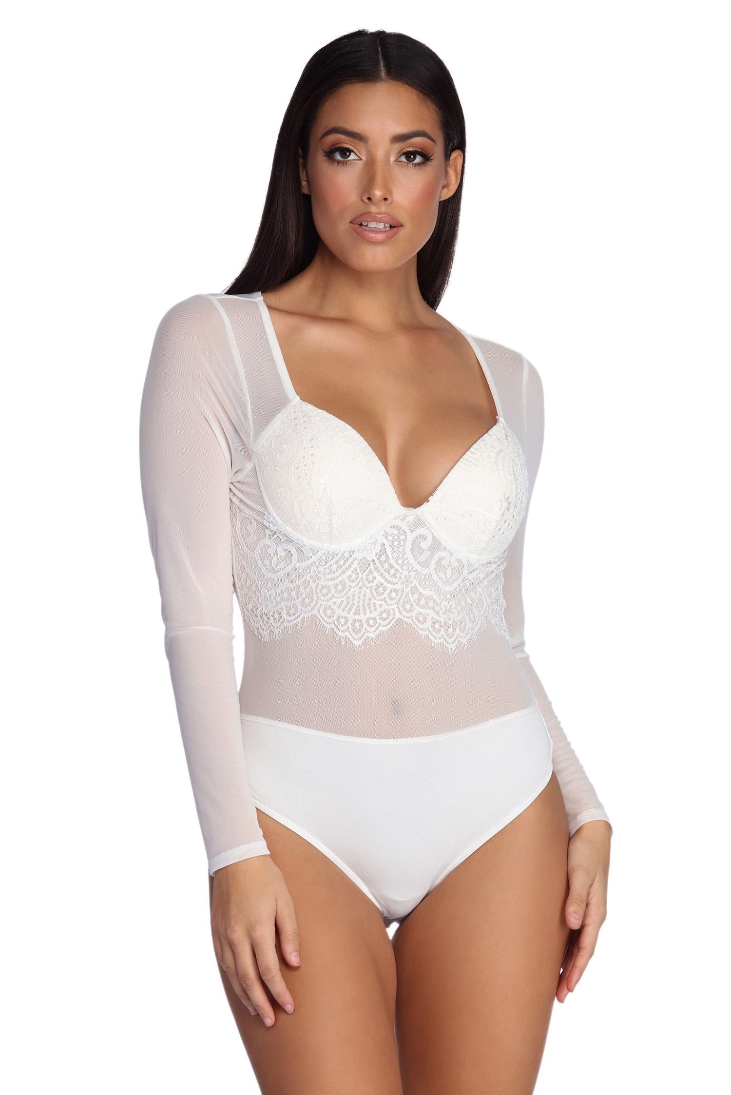 What An Angel Bustier Bodysuit - Lady Occasions