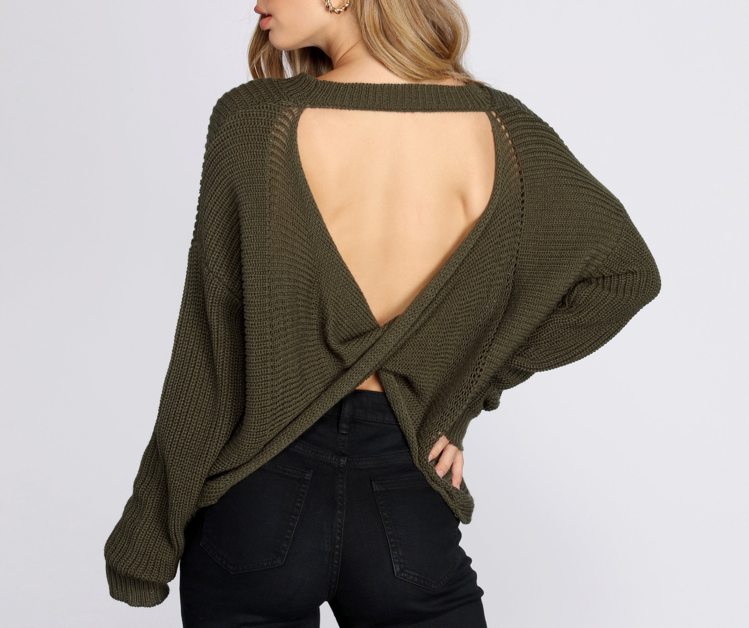 Knot Thinking About You Sweater - Lady Occasions