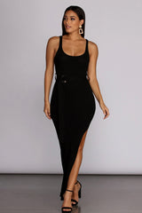 Seductive And Slinky Maxi Dress - Lady Occasions