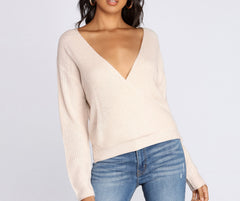 Pull In Closer Wrap Sweater - Lady Occasions