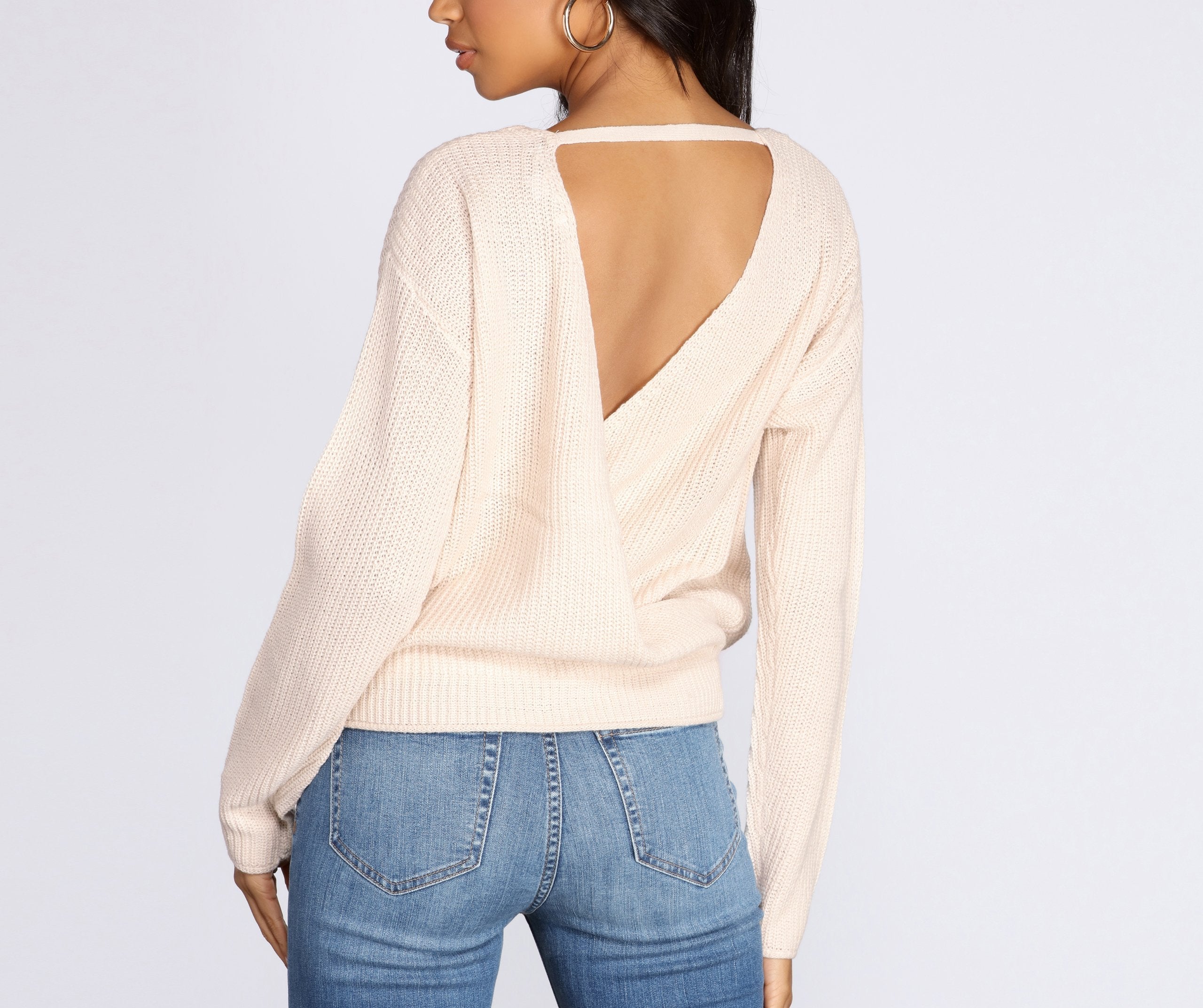 Pull In Closer Wrap Sweater - Lady Occasions