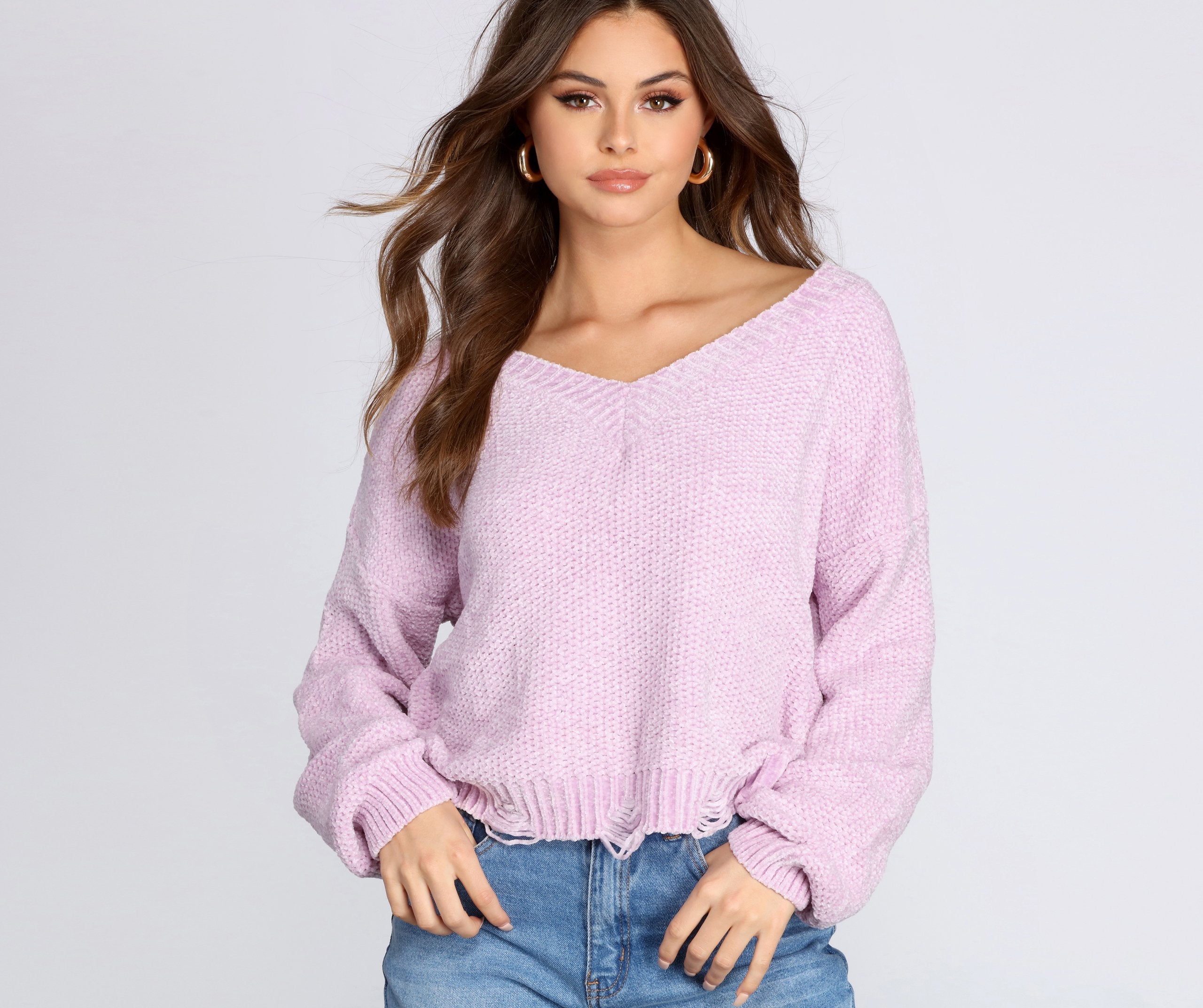 Chillin' With You Chenille Sweater - Lady Occasions