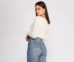 Major Crush Drawstring Crop Top - Lady Occasions