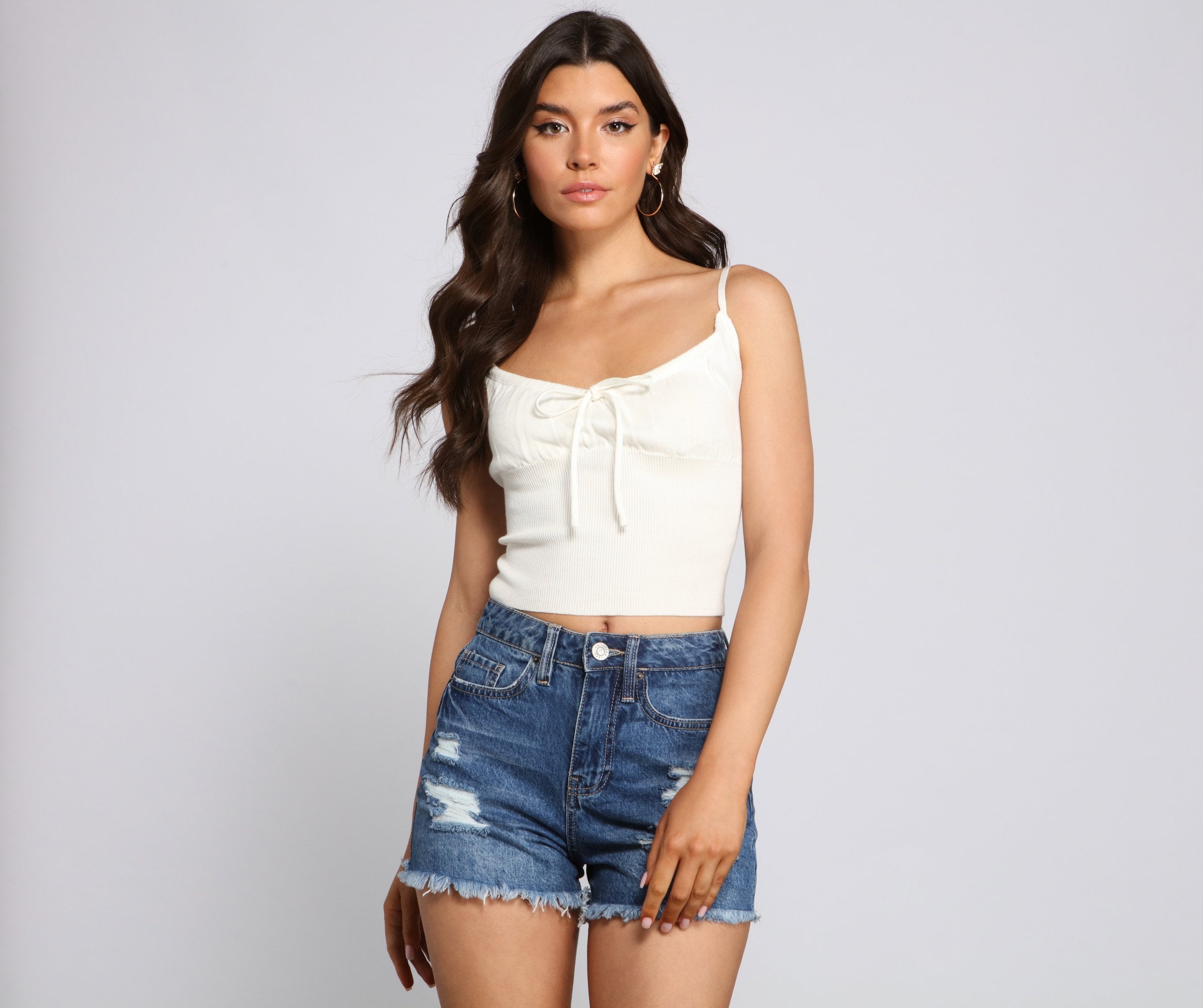 Best Life Ruched Crop Top - Lady Occasions