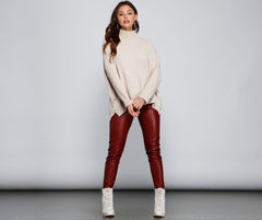 Casual And Cozy Chenille Sweater - Lady Occasions