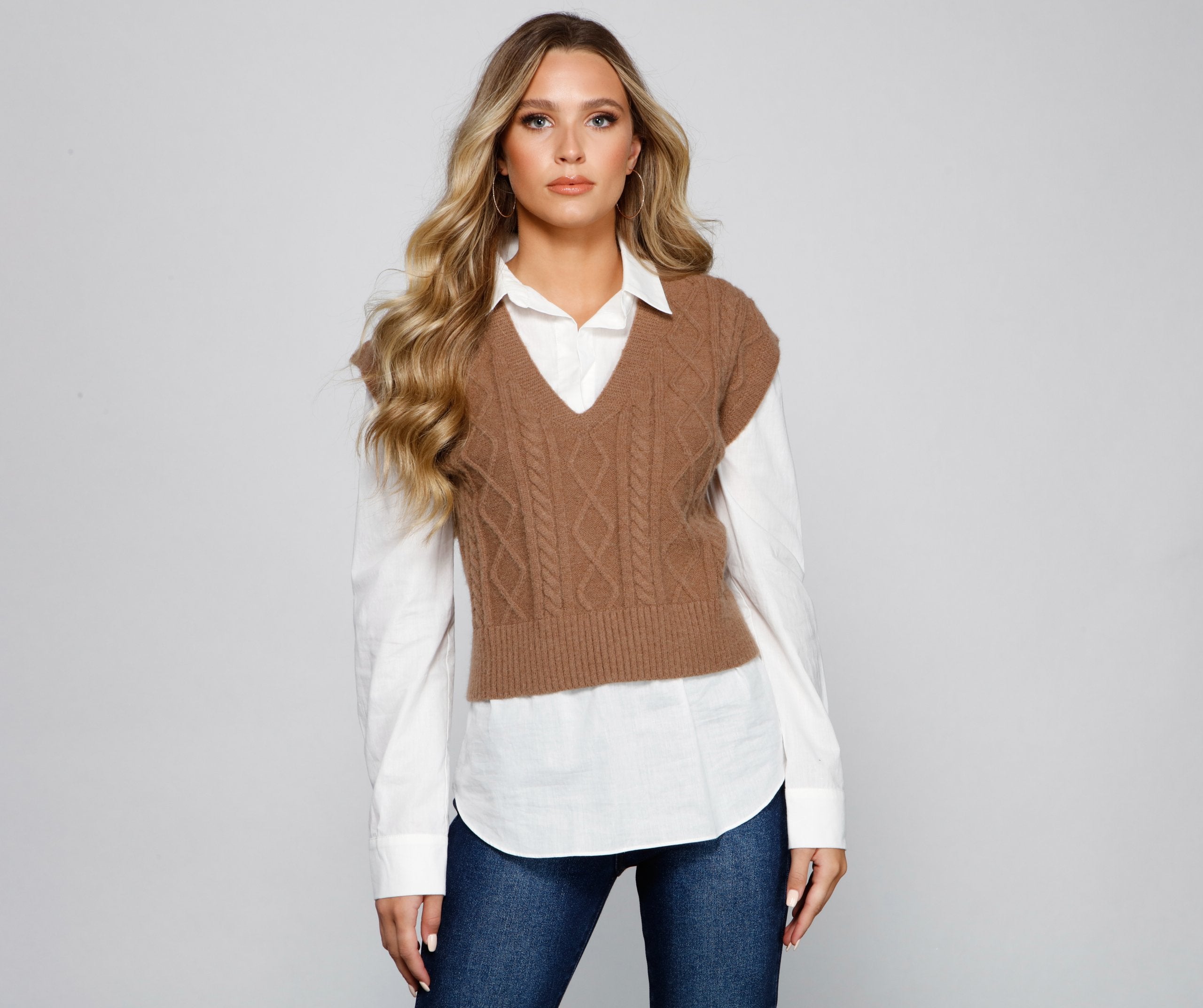Preppy Trendsetter Layered Tunic - Lady Occasions