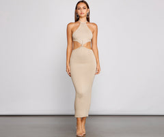 Endless Summer Halter Cutout Dress - Lady Occasions