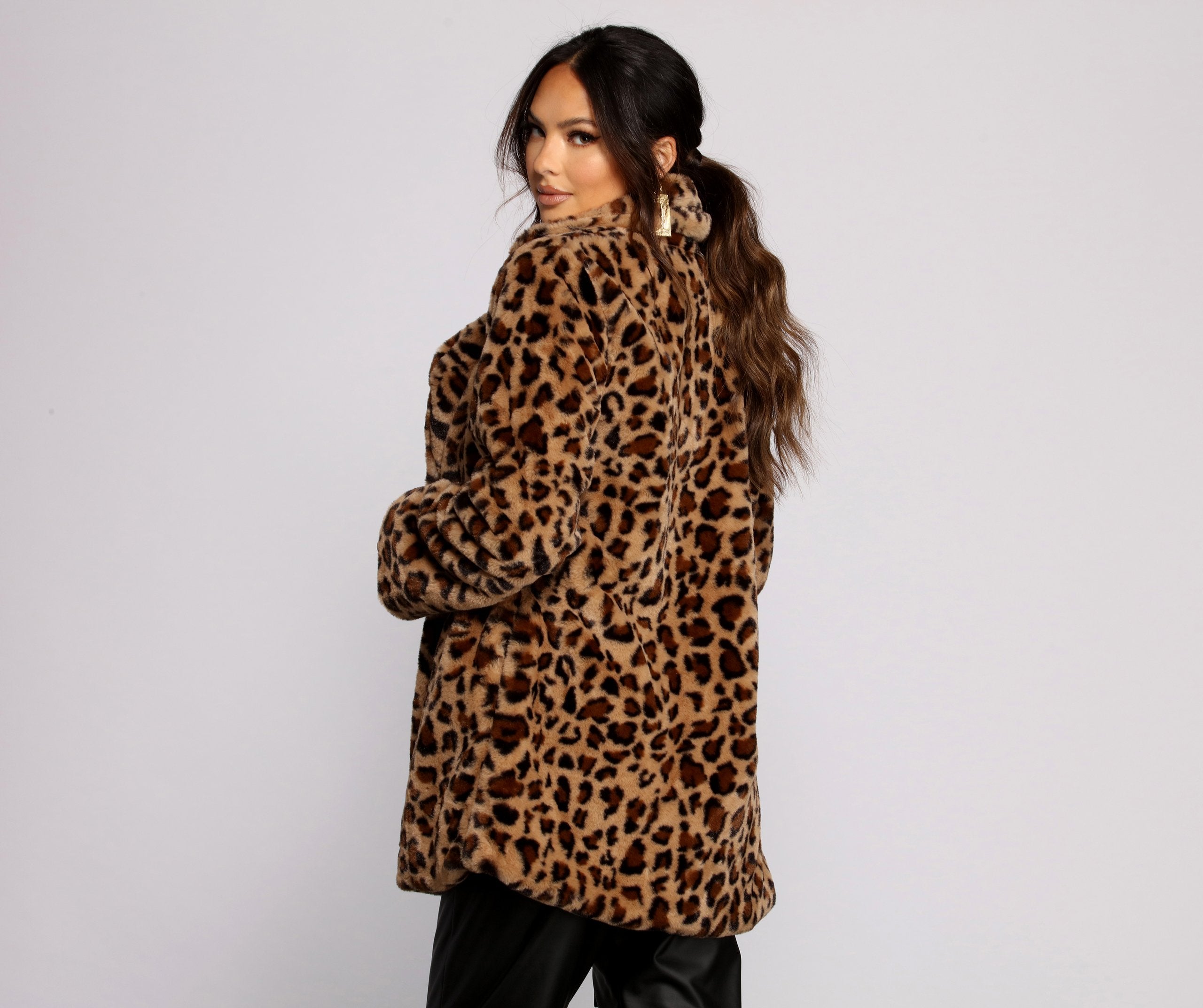 On The Prowl Faux Fur Jacket - Lady Occasions