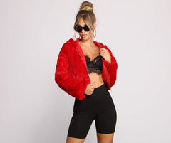 Faux-Ever Trendy Hooded Jacket - Lady Occasions