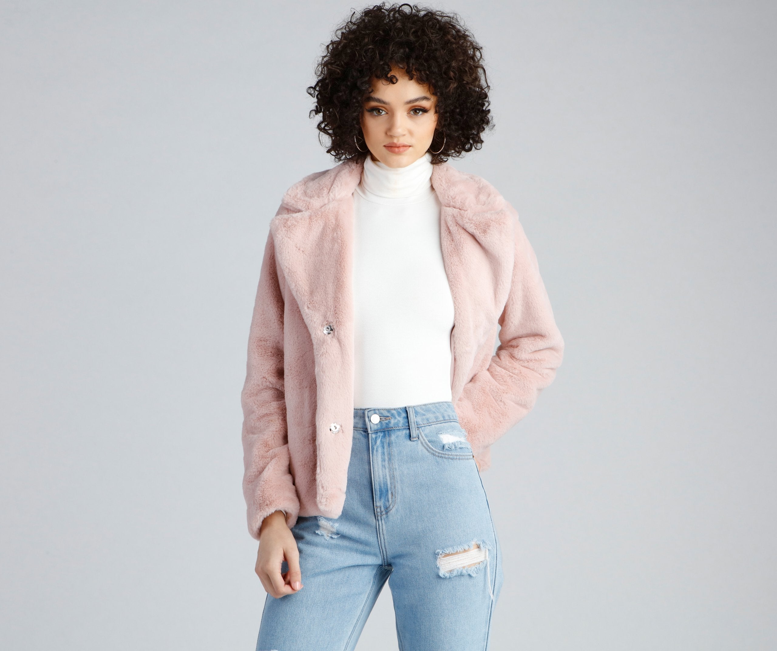 Glam Life Faux Fur Jacket - Lady Occasions