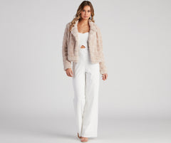 Perfect Illusion Faux Fur Jacket - Lady Occasions