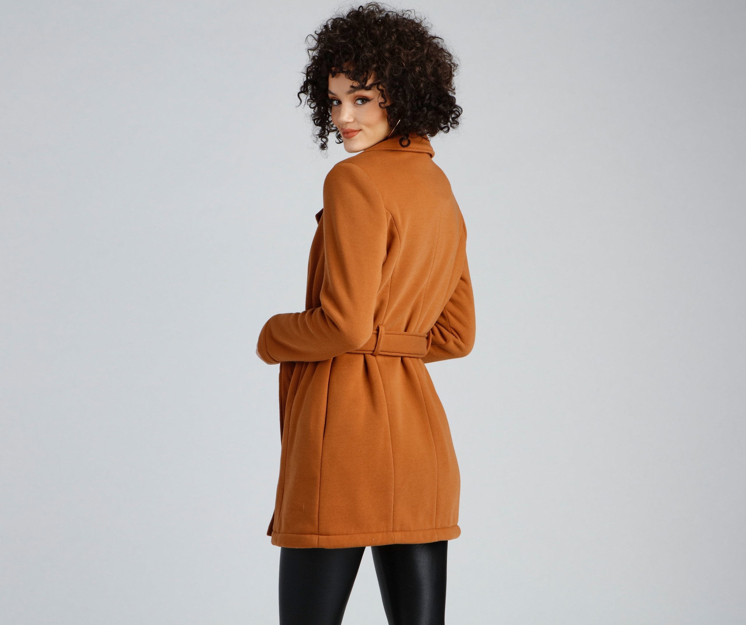 The Essential Fleece Trench Coat - Lady Occasions