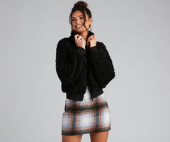 Cozy And Chill Faux Fur Jacket - Lady Occasions