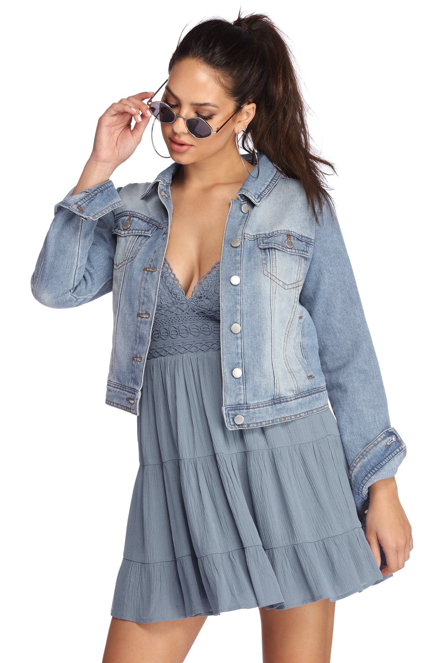 Feeling Adventurous Denim Jacket - Lady Occasions