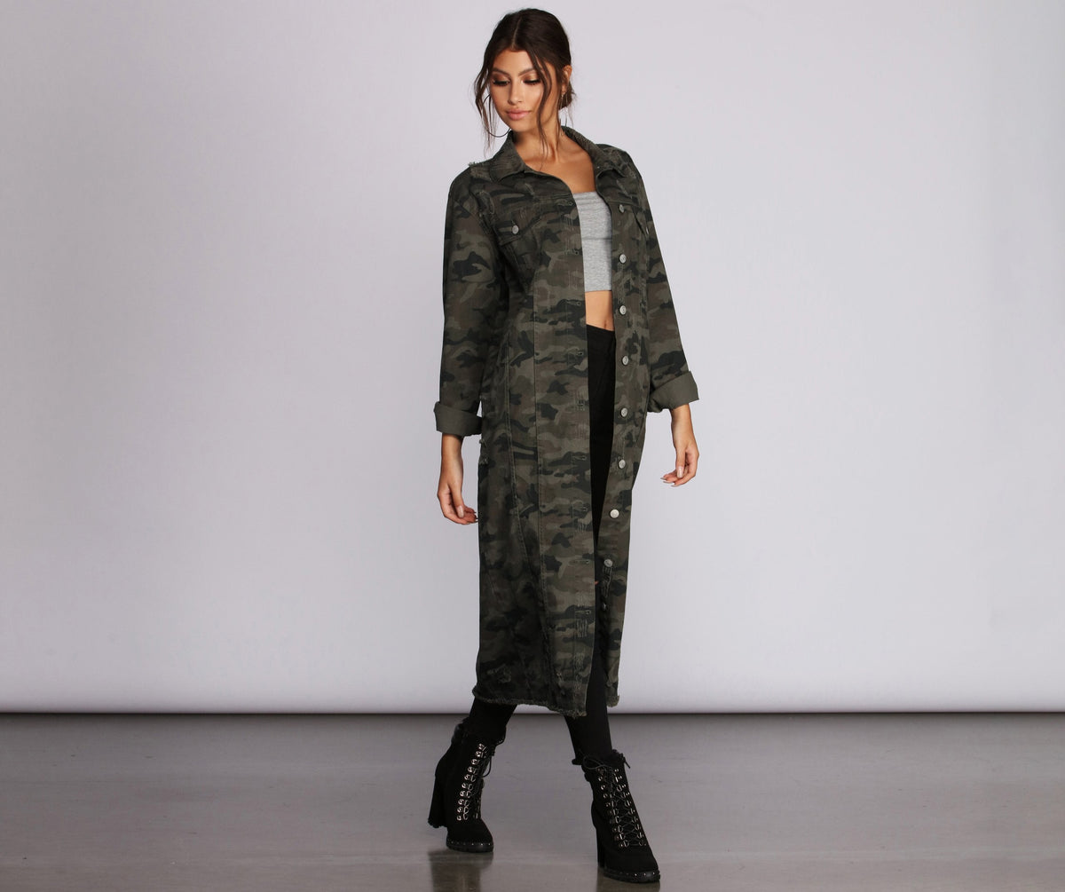 Take Charge Camo Jacket - Lady Occasions