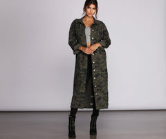 Take Charge Camo Jacket - Lady Occasions