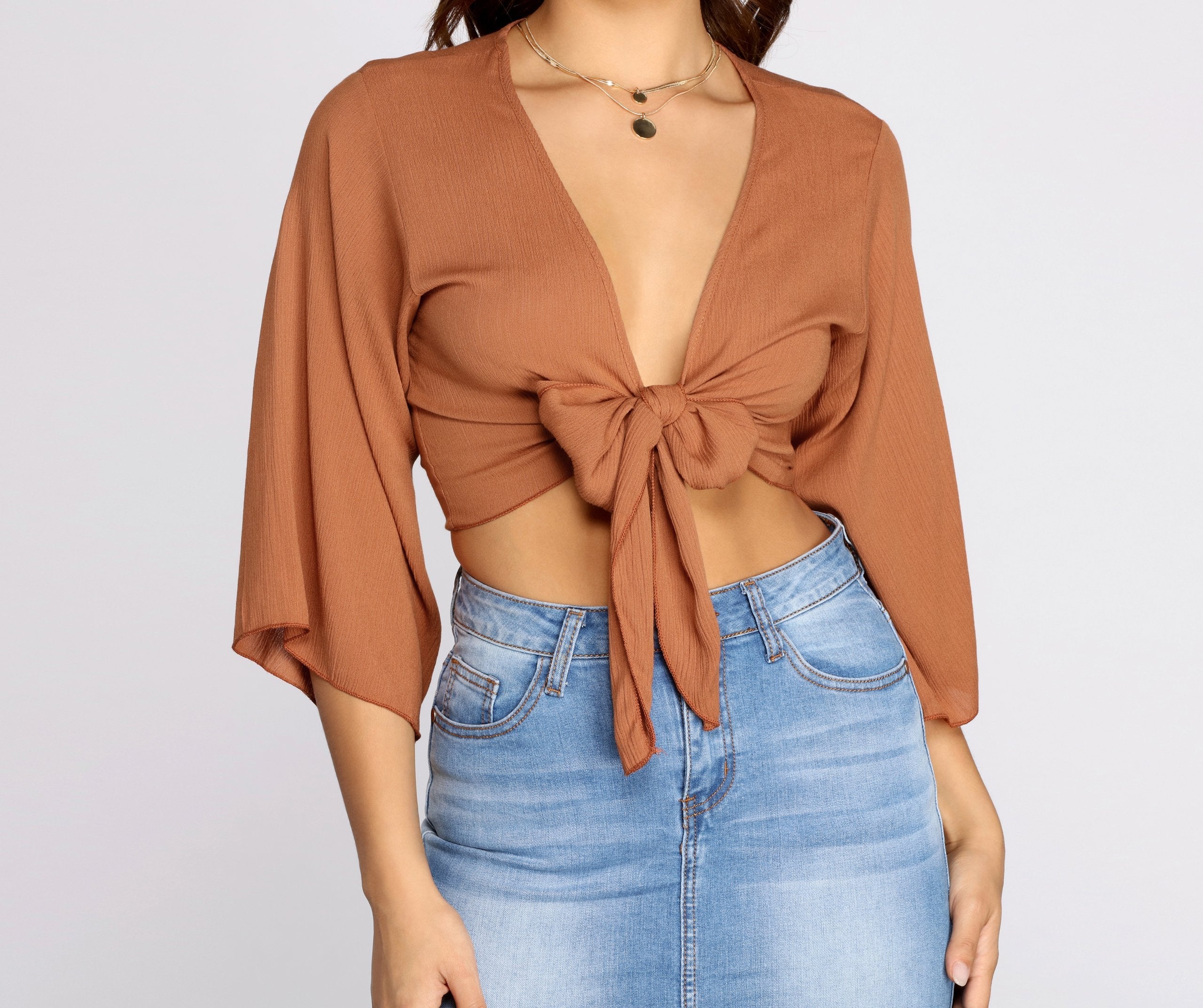 Go With The Flow Kimono Sleeve Top - Lady Occasions