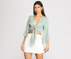 Go With The Flow Kimono Sleeve Top - Lady Occasions