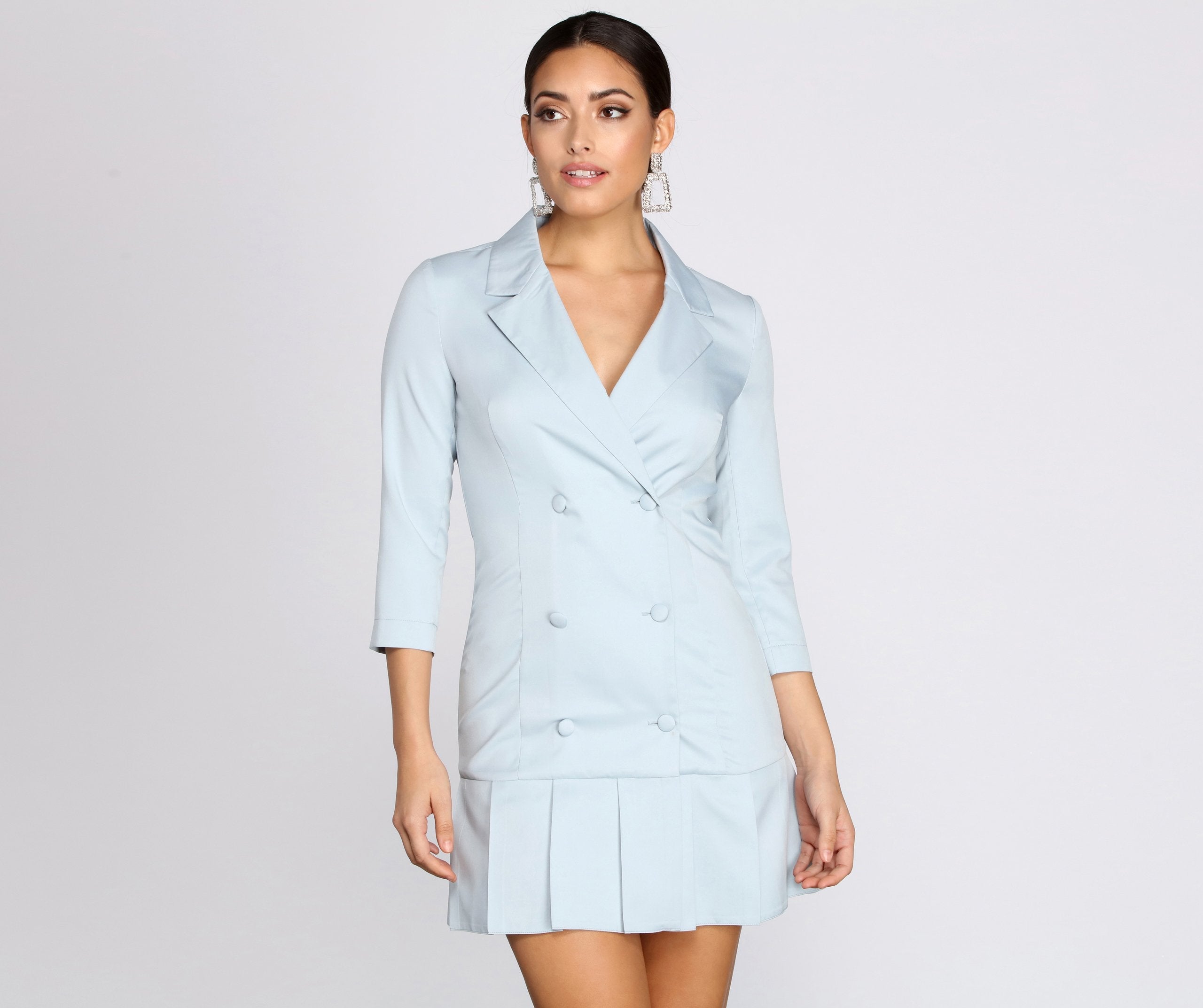 Back To Business Trench Dress - Lady Occasions
