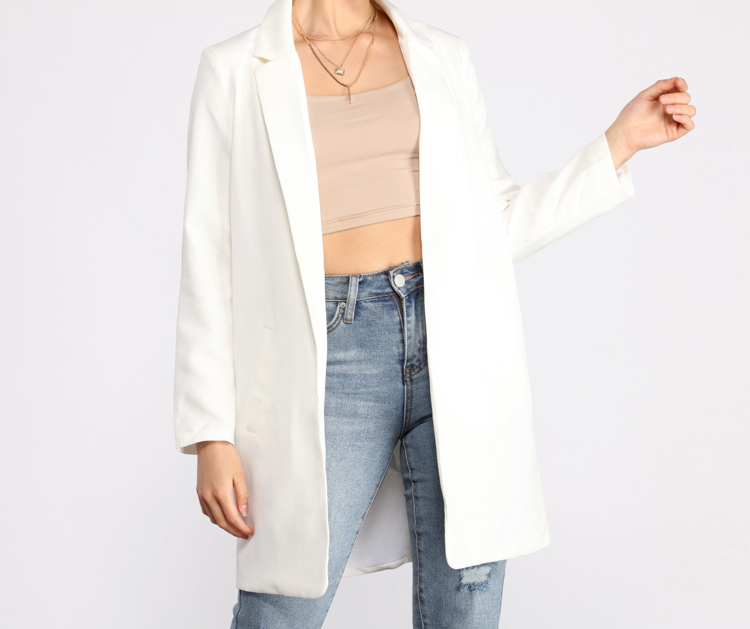 Pulling Power Moves Oversized Blazer - Lady Occasions