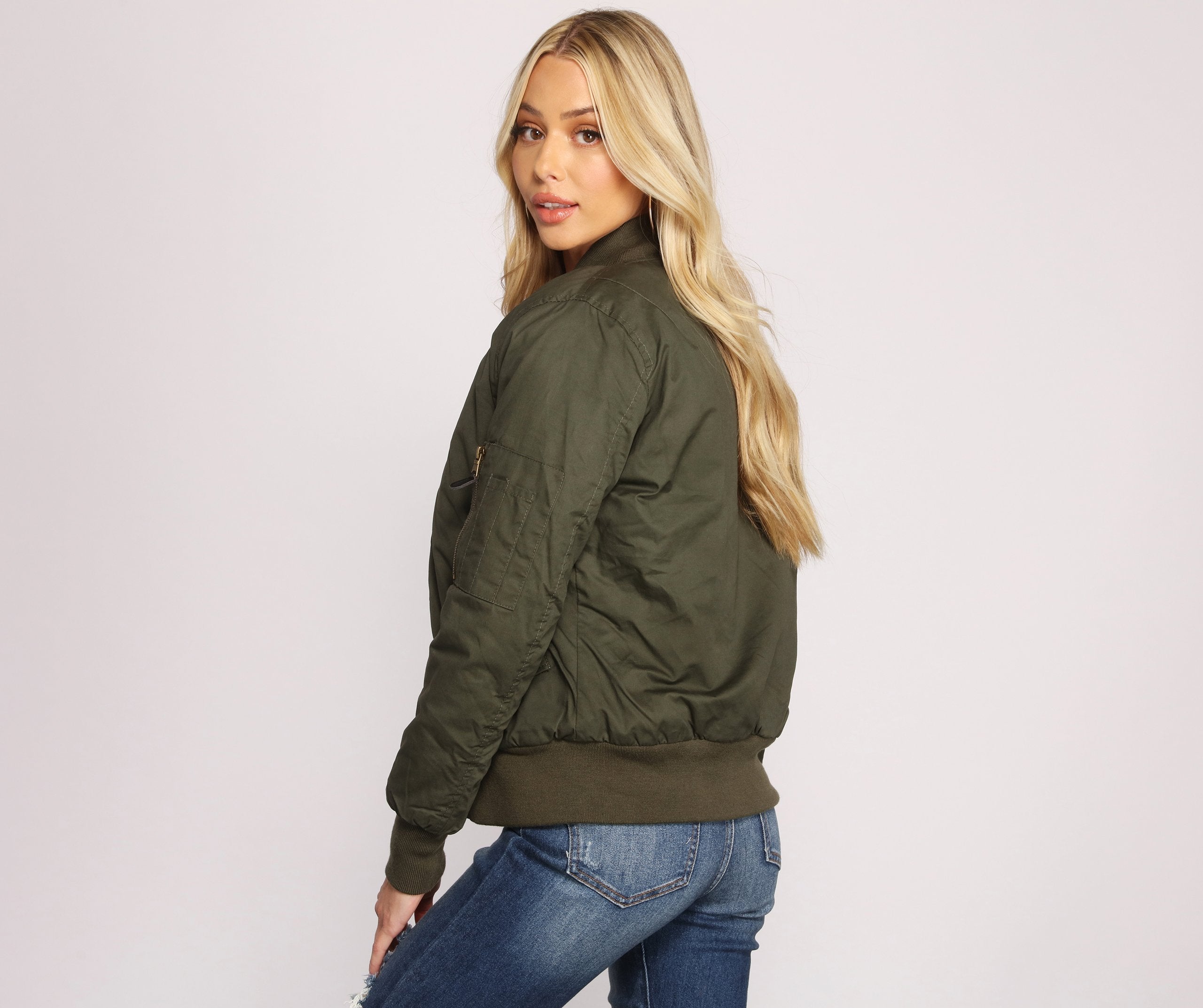 Edgy Chic Bomber Jacket – Lady Occasions