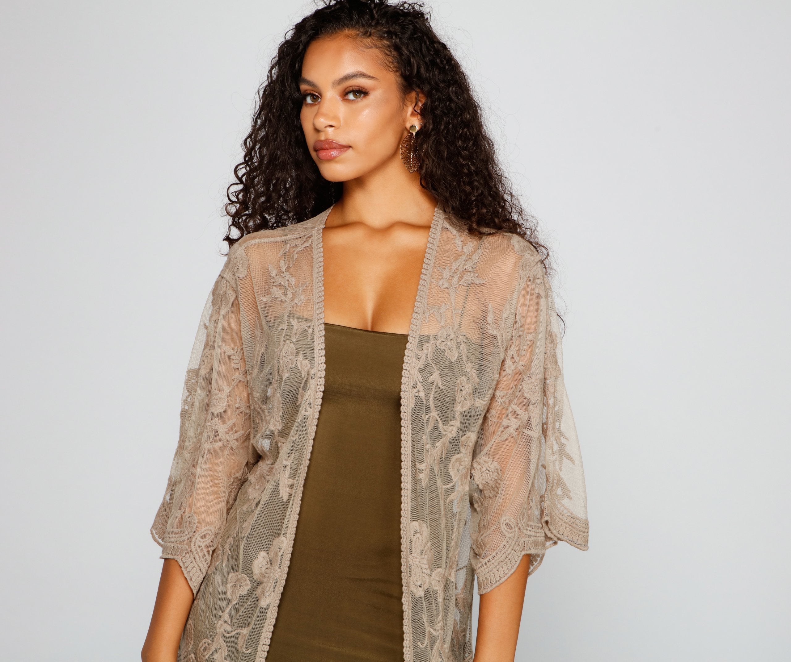 Crochet Babe Lace Duster - Lady Occasions