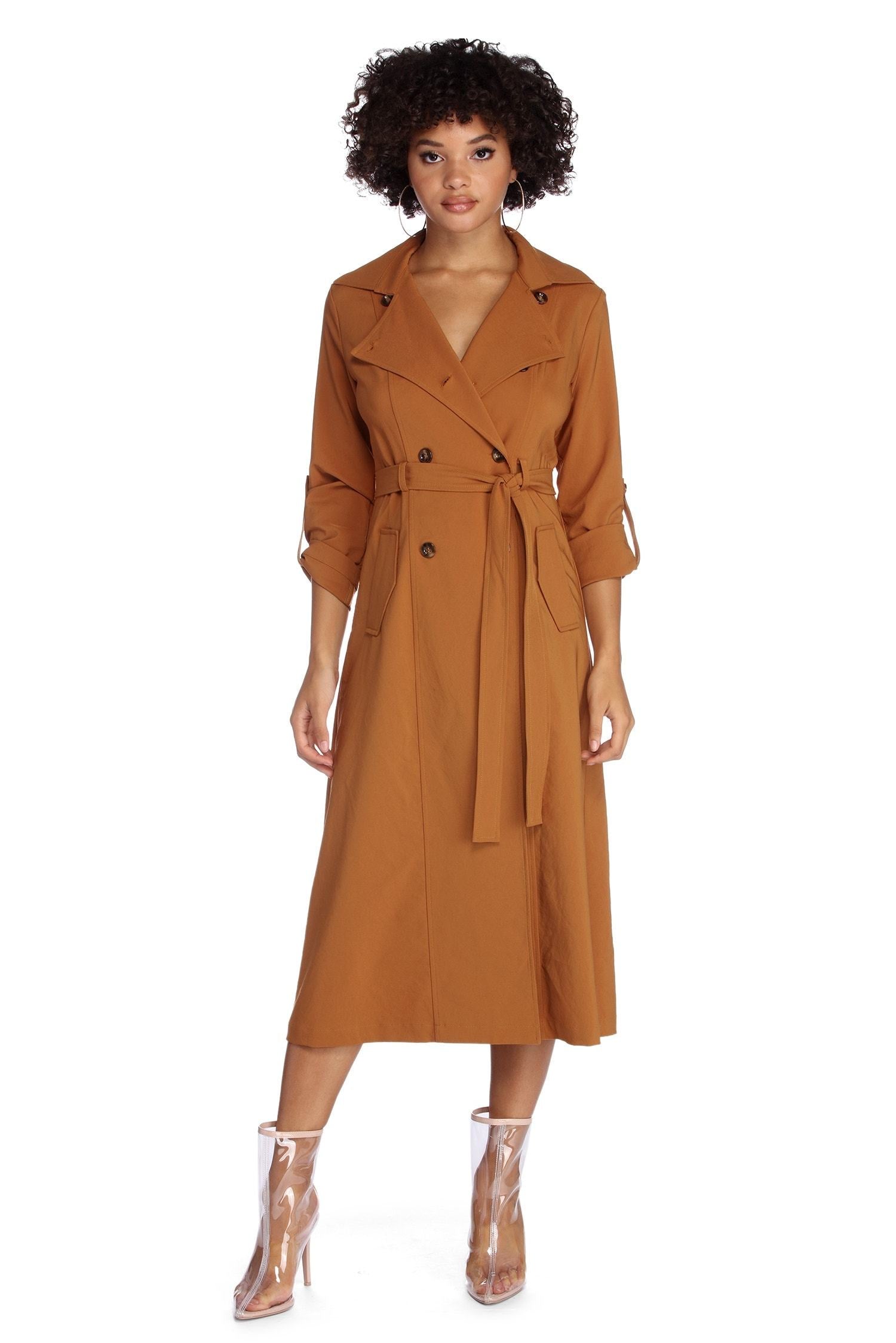 Seeing Double Trench Jacket - Lady Occasions