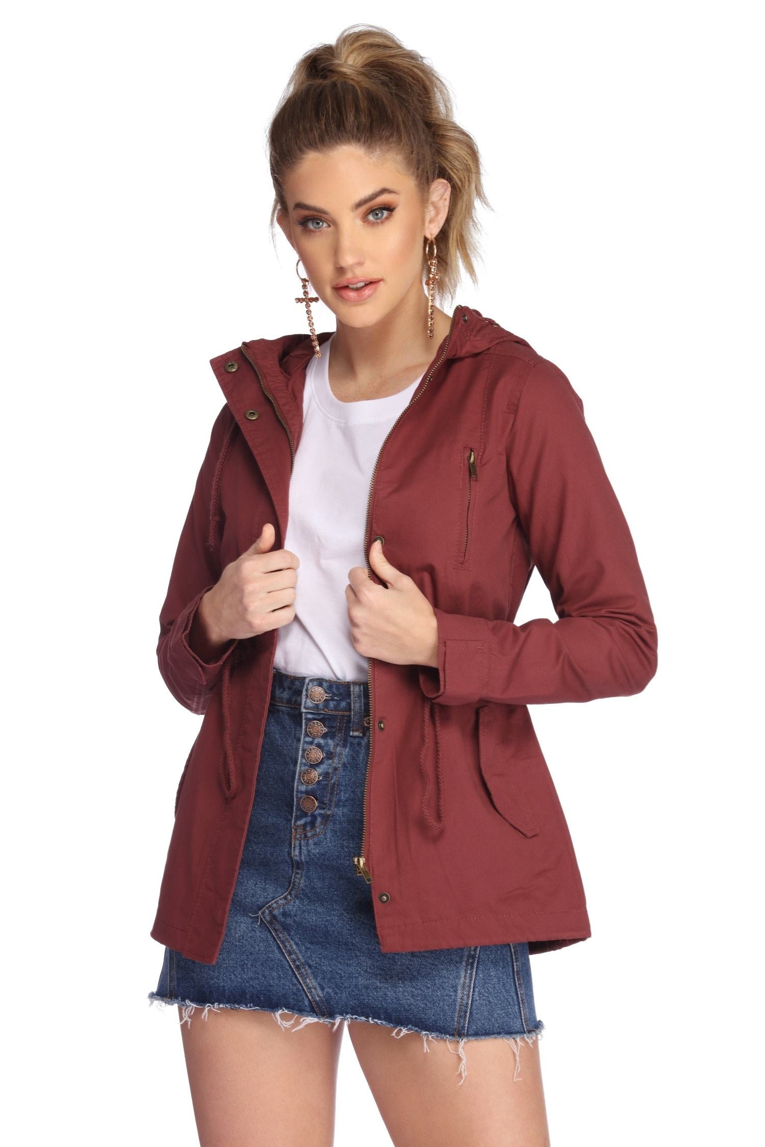 Hooded Out For An Adventure Anorak - Lady Occasions