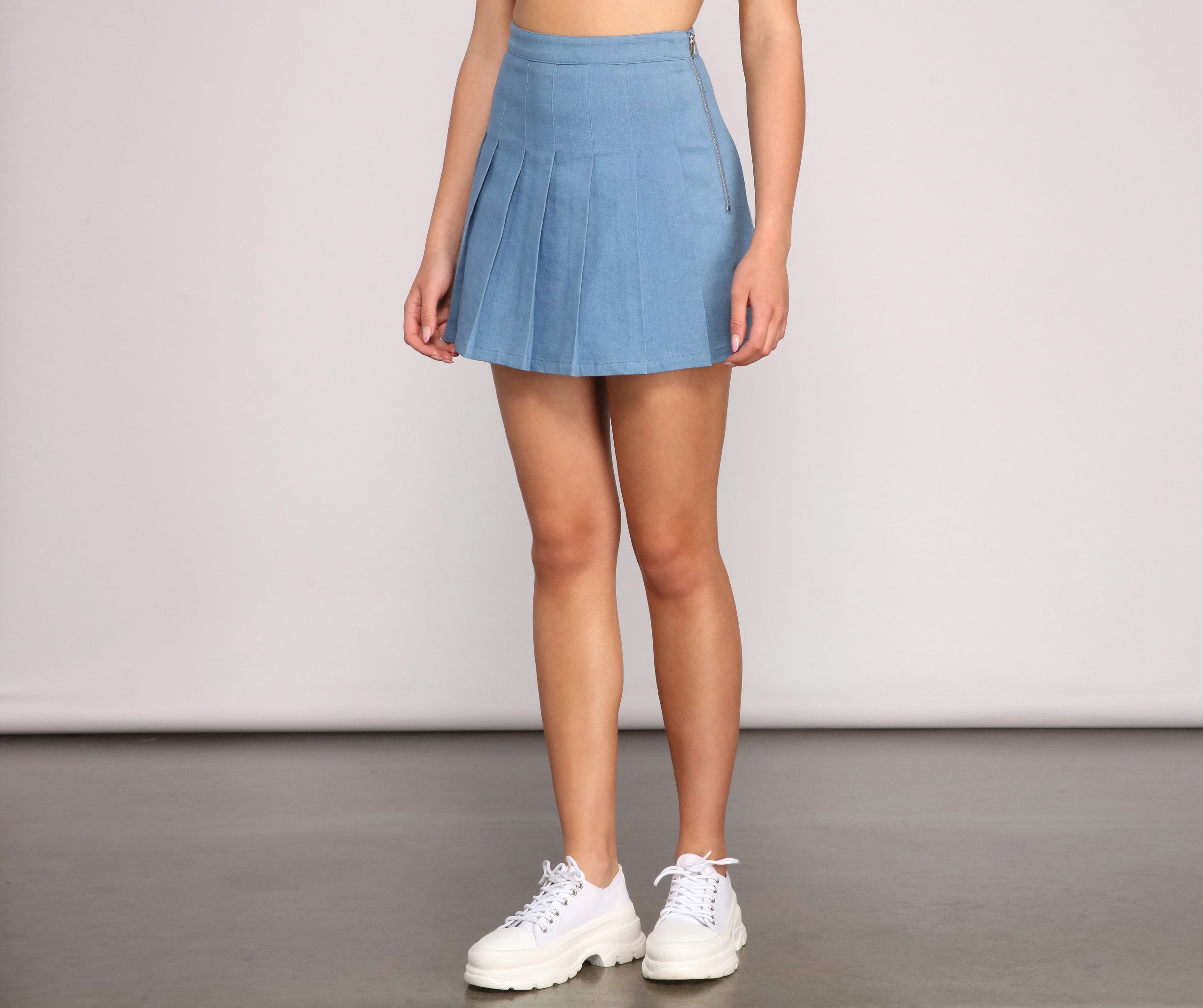 Pleated Perfection Mini Skirt - Lady Occasions