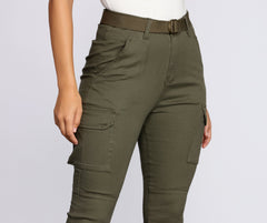 Babe in Skinny Cargo Pants - Lady Occasions