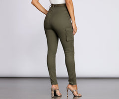 Babe in Skinny Cargo Pants - Lady Occasions